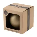 Kerstbal Ø 7cm Recycled PP Box - Made in Europe, goud
