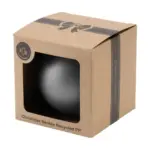Kerstbal Ø 7cm Recycled PP Box - Made in Europe, zilver