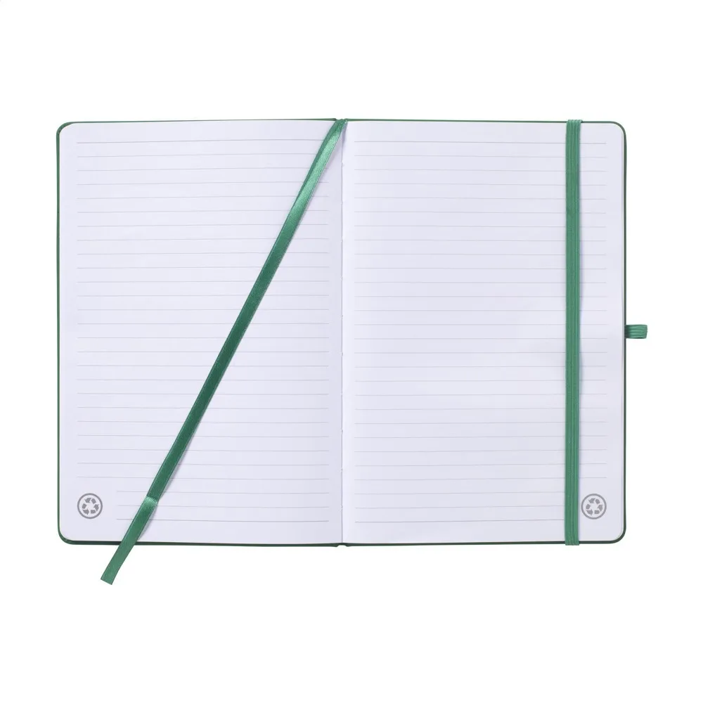 Recycled Notebook Printed Lined GRS PU A5 — product photo 9