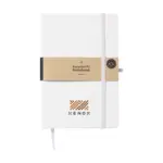 Recycled GRS PU Notebook A5 notitieboek, wit