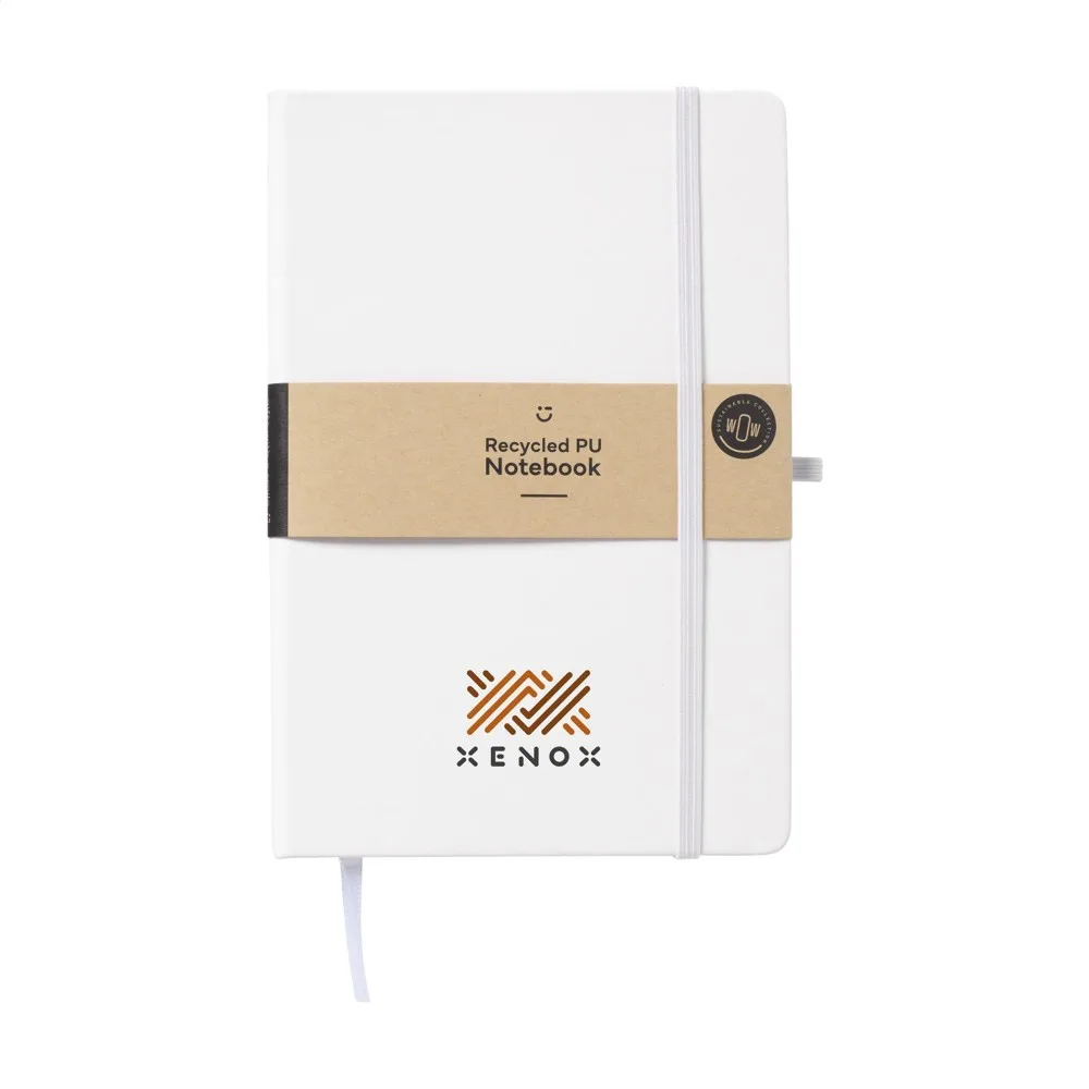 Recycled Notebook Printed Lined GRS PU A5