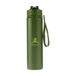 AquaSteel RCS Recycled Water Bottle 750 ml drinkfles, donkergroen (± pms 7762)