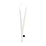 KeyCord Budget GRS RPET 2 cm, wit