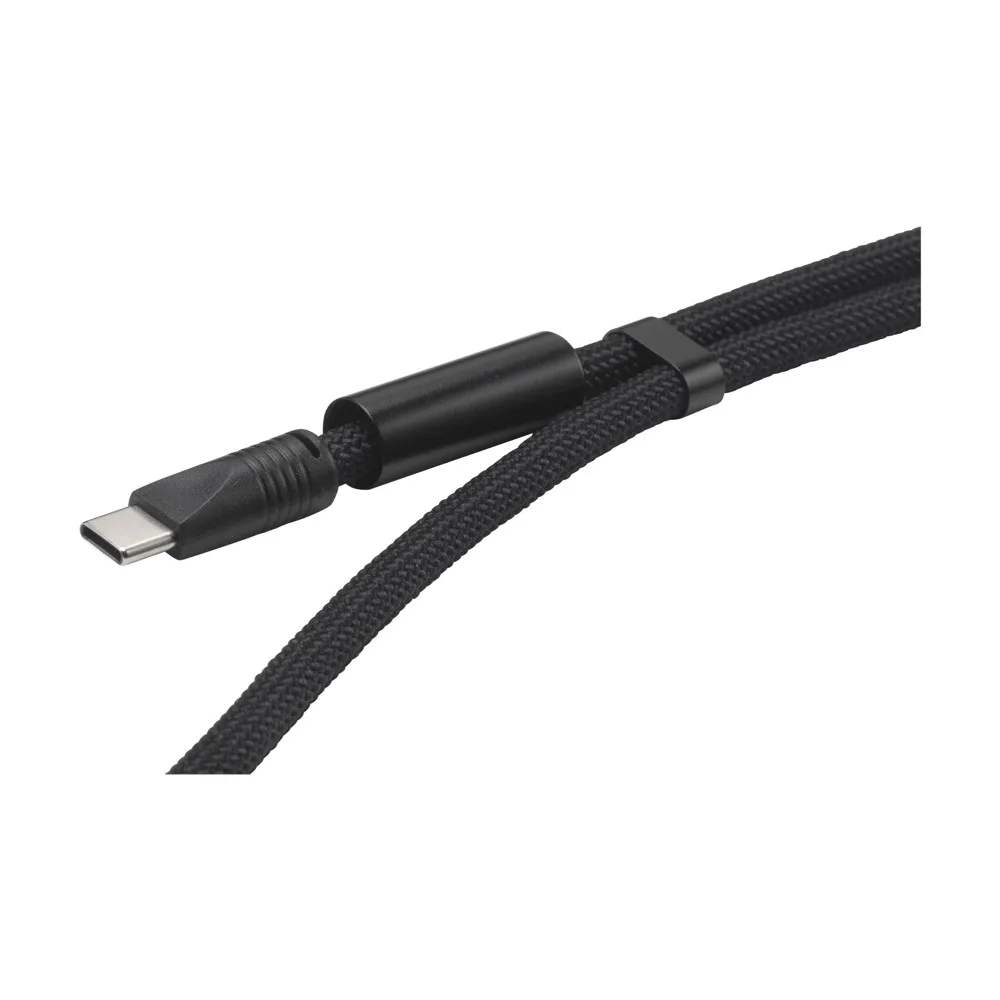 Custom Printed USB-C Lanyard Cable 60W GRS RPET 6cm — product photo 11