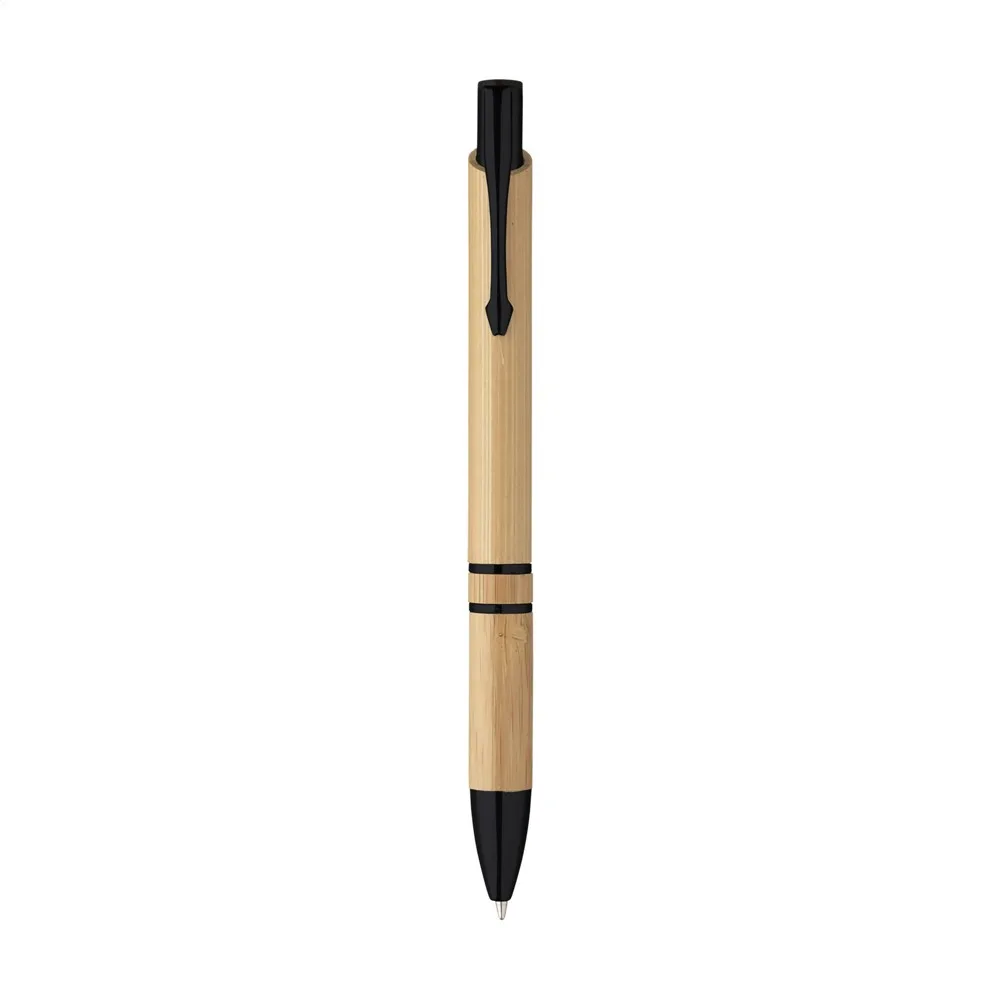 Ebony Bamboo pennen zwart ± pms black - Hidalgo-werbeartikel Ebony Bamboo pennen, zwart (± pms black)