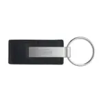 LeatherKey sleutelhanger zwart ± pms black - Hidalgo-werbeartikel LeatherKey sleutelhanger, zwart (± pms black)