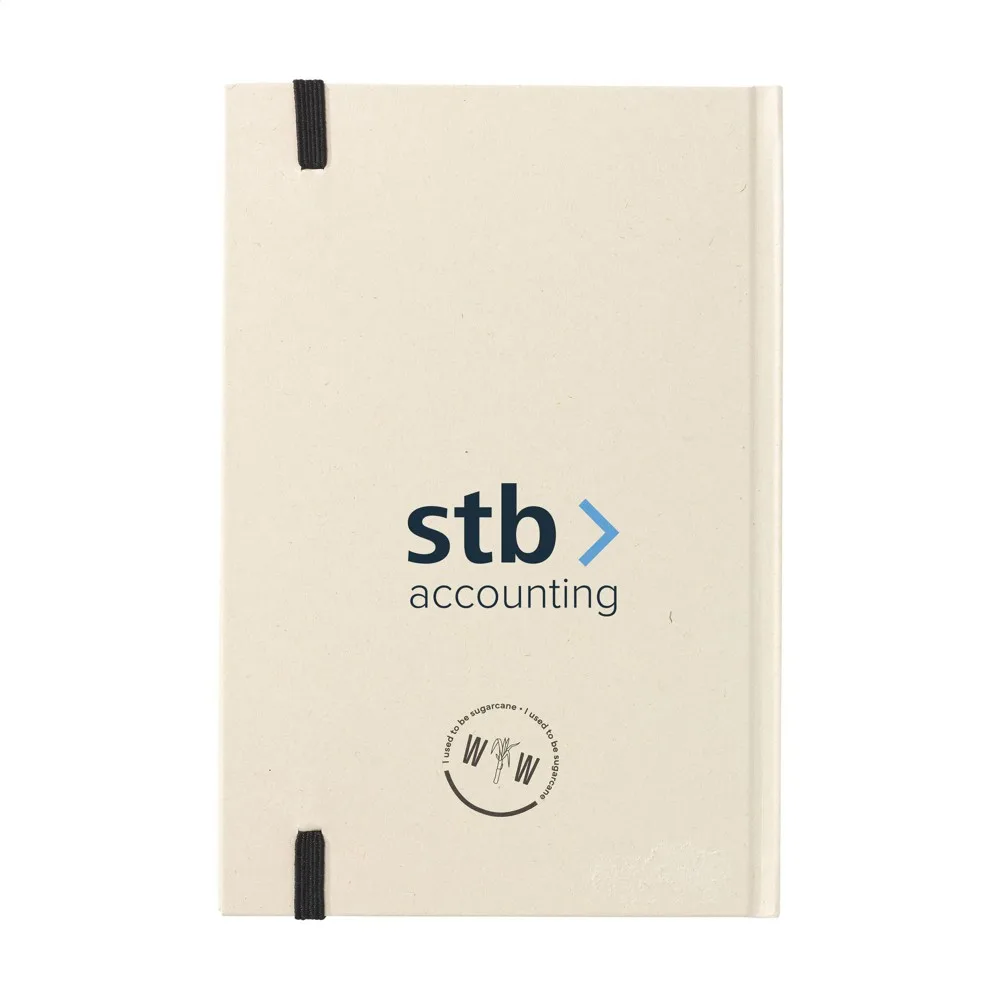 Printed Sugarcane Bagasse Notebook Sustainable Hardcover A5 — product photo 10