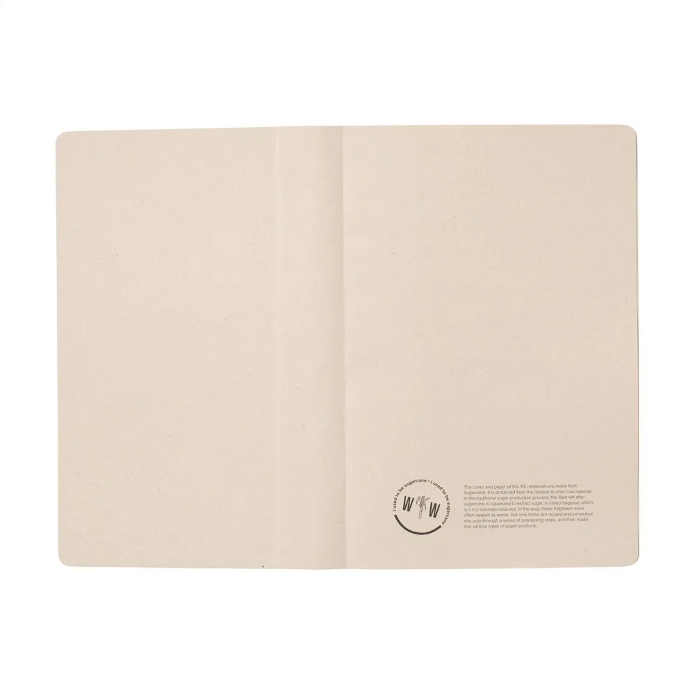 Sugarcane Notebook A5 notitieboek productfoto 9 - Hidalgo-werbeartikel Sugarcane Notebook A5 notitieboek — productfoto 9