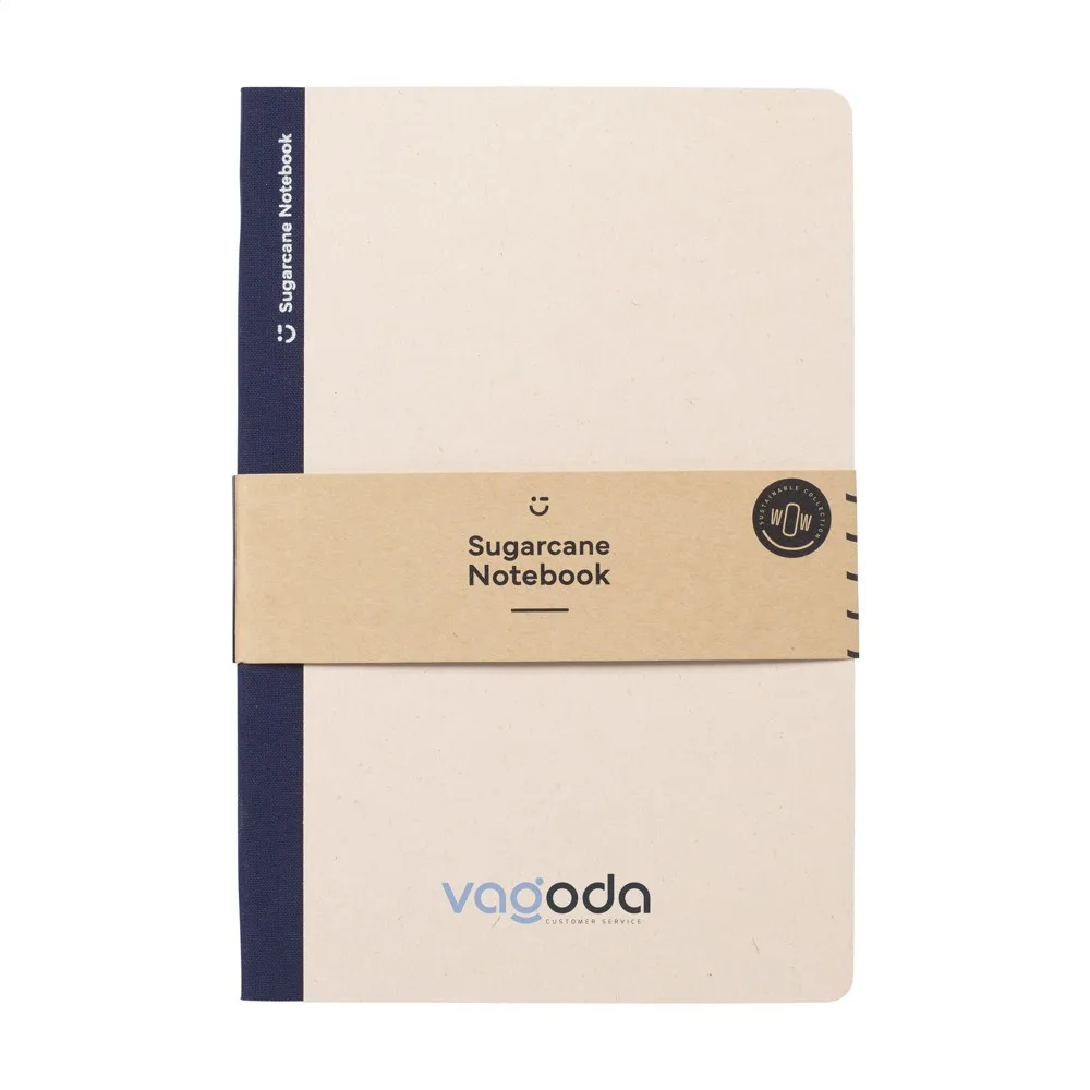 Sugarcane Notebook A5 notitieboek blauw ± pms 533c - Hidalgo-werbeartikel Sugarcane Notebook A5 notitieboek, blauw (± pms 533c)