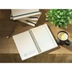 Sugarcane Bagasse Spiral Notebook A5 notitieboek — productfoto 2