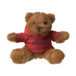 HoodedBear knuffelbeer, rood (± pms 200c)