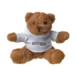 HoodedBear knuffelbeer, wit (± pms white)