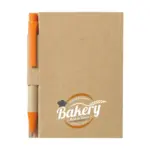RecycleNote-S notitieboek oranje ± pms 1495 - Hidalgo-werbeartikel RecycleNote-S notitieboek, oranje (± pms 1495)
