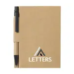 RecycleNote-S notitieboek, zwart (± pms black)