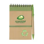 RecycleNote-M notitieboek, groen (± pms 2263)