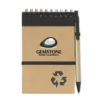 RecycleNote-M notitieboek, zwart (± pms black)