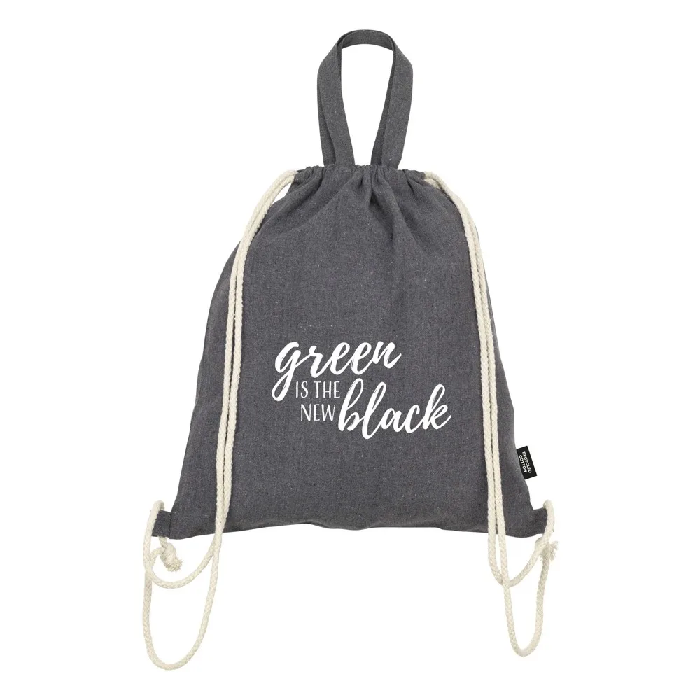 GRS Recycled Cotton PromoBag Plus 180 gm² rugzak productfoto 4 - Hidalgo-werbeartikel GRS Recycled Cotton PromoBag Plus (180 g/m²) rugzak — productfoto 4