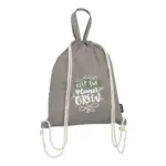 GRS Recycled Cotton PromoBag Plus (180 g/m²) rugzak — productfoto 5