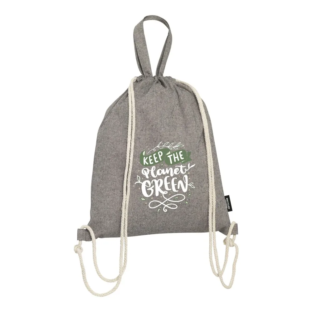 GRS Recycled Cotton PromoBag Plus 180 gm² rugzak productfoto 5 - Hidalgo-werbeartikel GRS Recycled Cotton PromoBag Plus (180 g/m²) rugzak — productfoto 5