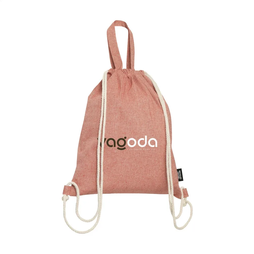 GRS Recycled Cotton PromoBag Plus 180 gm² rugzak productfoto 8 - Hidalgo-werbeartikel GRS Recycled Cotton PromoBag Plus (180 g/m²) rugzak — productfoto 8