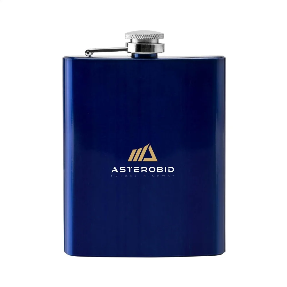 HipFlask 200 ml heupfles blauw ± pms reflex blue - Hidalgo-werbeartikel HipFlask 200 ml heupfles, blauw (± pms reflex blue)