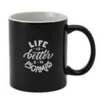 Kitty Mug Colour 350 ml mok, zwart (± pms black)