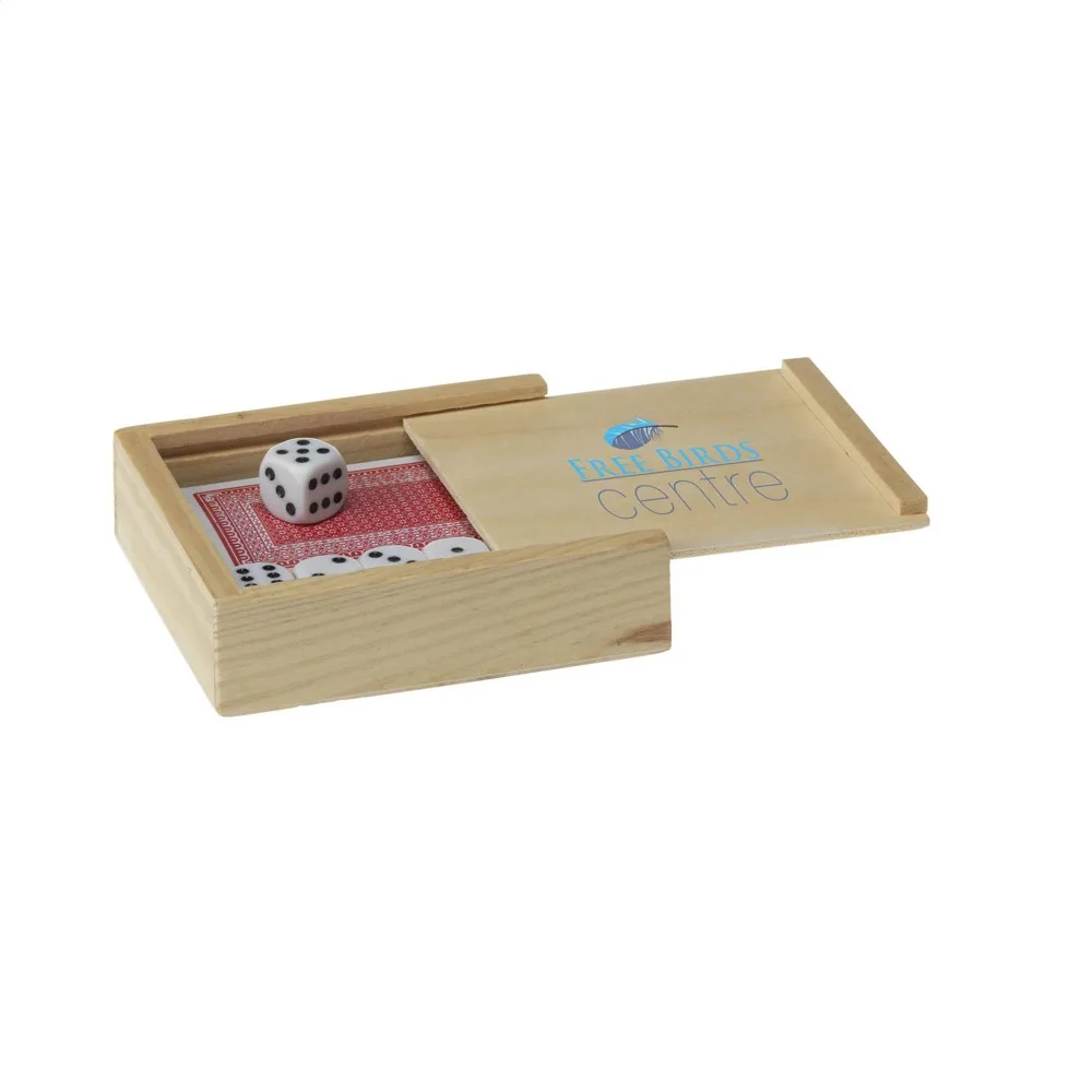 Dice Play spel rood - Hidalgo-werbeartikel Dice & Play spel, rood
