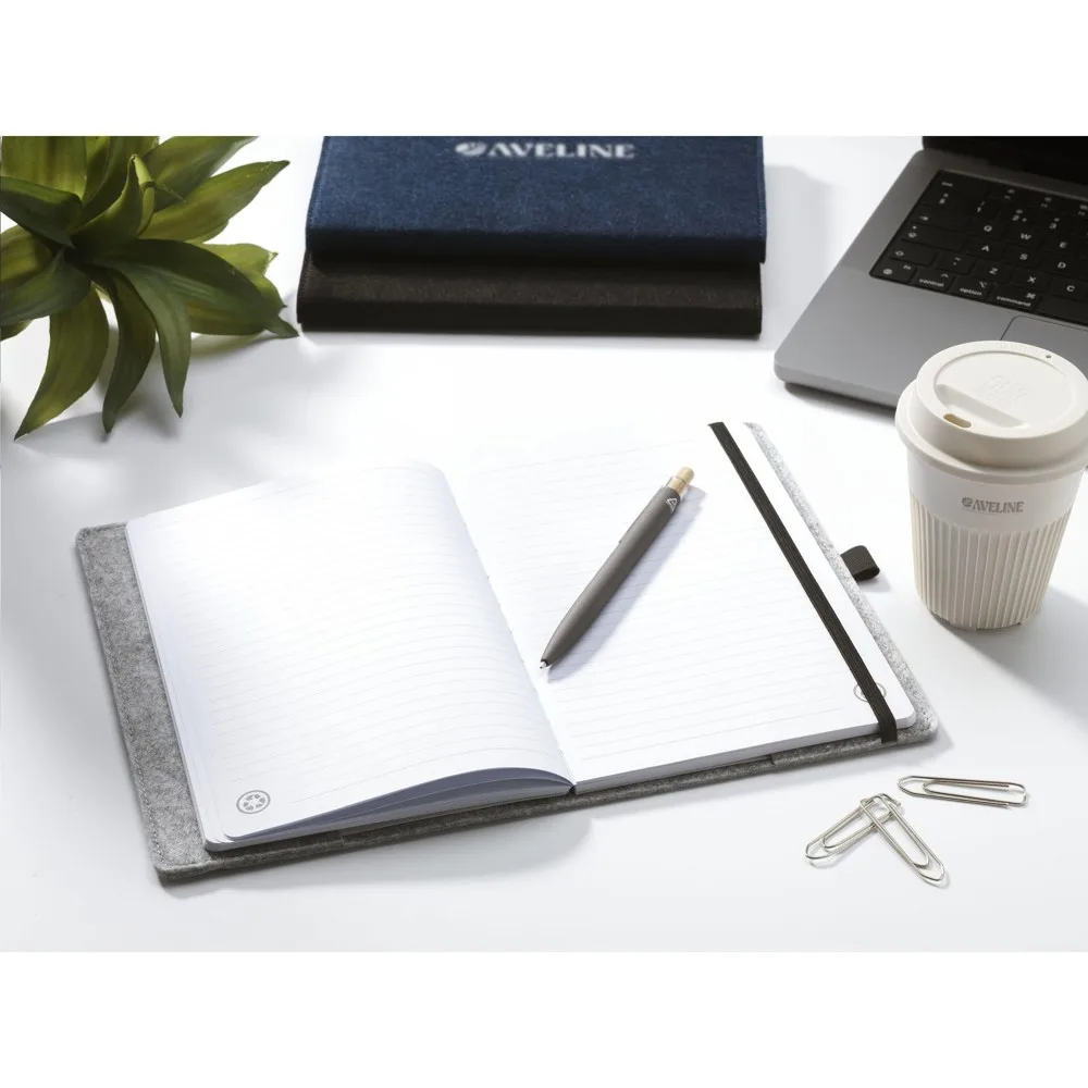 Felty GRS RPET Notebook A5 notitieboek productfoto 6 - Hidalgo-werbeartikel Felty GRS RPET Notebook A5 notitieboek — productfoto 6