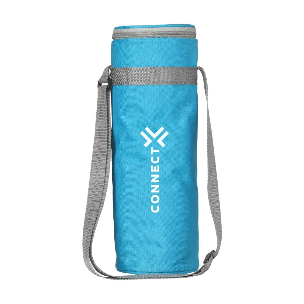 BottleCooler GRS RPET koeltas, blauw (± pms 7689c)