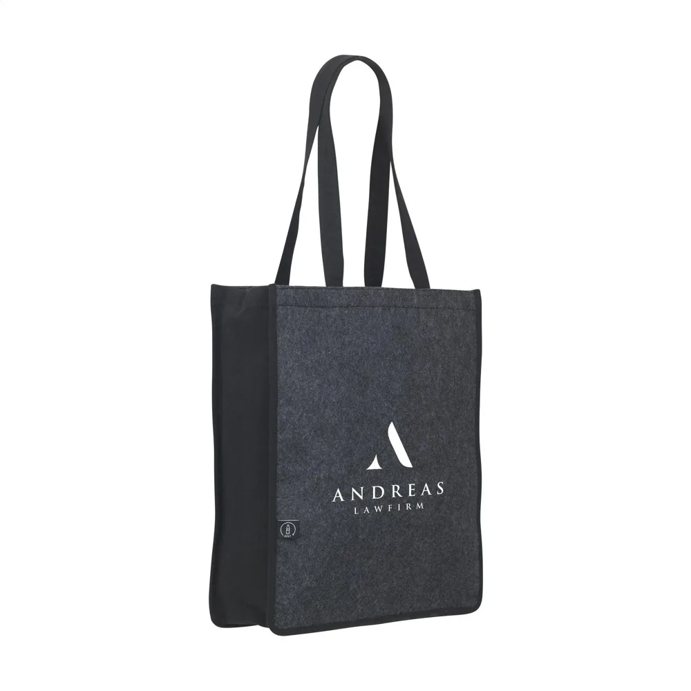 Vibe Shopper GRS RPET FeltCotton 320 gm² winkeltas productfoto 3 - Hidalgo-werbeartikel Vibe Shopper GRS RPET Felt/Cotton (320 g/m²) winkeltas — productfoto 3
