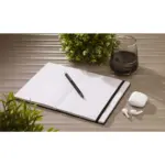 Bamboo Journal Naked Spine Notebook Black A5 notitieboek — productfoto 2