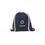 PromoColour GRS Recycled Cotton Backpack 150 gm² productfoto 2 - Hidalgo-werbeartikel PromoColour GRS Recycled Cotton Backpack (150 g/m²) — productfoto 2