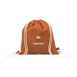 PromoColour GRS Recycled Cotton Backpack 150 gm² oranje - Hidalgo-werbeartikel PromoColour GRS Recycled Cotton Backpack (150 g/m²), oranje