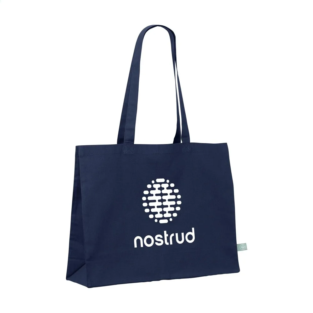 ECO Shopper Organic Cotton 180 gm² tas navy ± pms 282c - Hidalgo-werbeartikel ECO Shopper Organic Cotton (180 g/m²) tas, navy (± pms 282c)