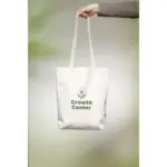 GRS Recycled Canvas Bag Natural  (260 g/m²) winkeltas — productfoto 2