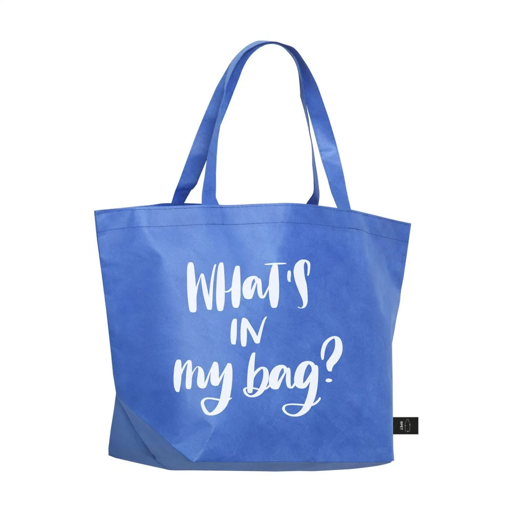 Royal GRS RPET Shopper 80 gm² blauw ± pms 2144c - Hidalgo-werbeartikel Royal GRS RPET Shopper (80 g/m²), blauw (± pms 2144c)