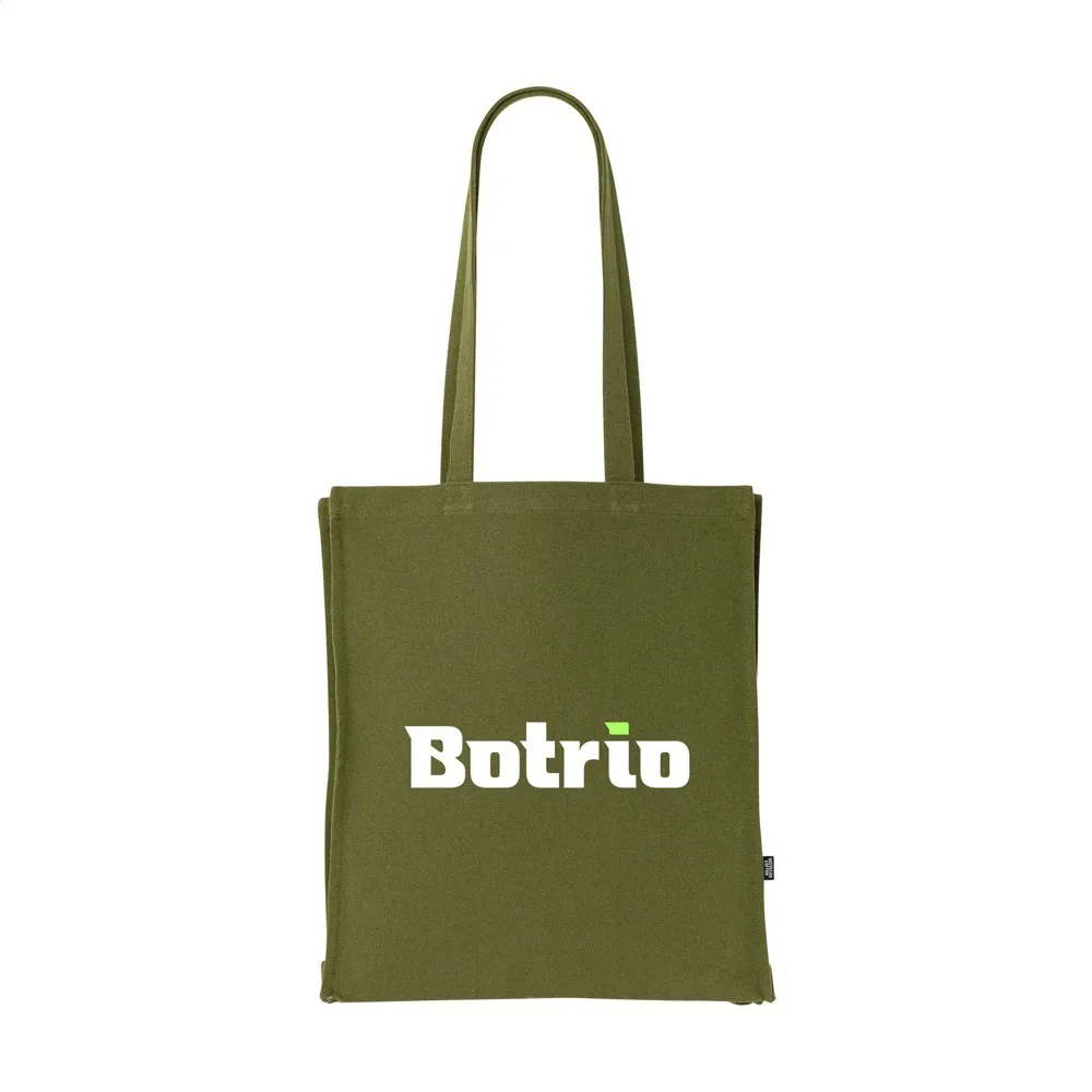 Solid Bag Colour GRS Recycled Canvas 340 gm² tas olijfgroen ± pms 7763c - Hidalgo-werbeartikel Solid Bag Colour GRS Recycled Canvas (340 g/m²) tas, olijfgroen (± pms 7763c)