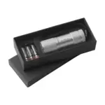StarLED zaklamp titanium ± pms 10370c - Hidalgo-werbeartikel StarLED zaklamp, titanium (± pms 10370c)