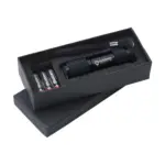 StarLED zaklamp zwart ± pms black - Hidalgo-werbeartikel StarLED zaklamp, zwart (± pms black)