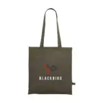 Colour Square Bag GRS Recycled Cotton (150 g/m²) tas, olijfgroen