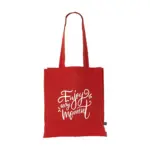 Colour Square Bag GRS Recycled Cotton (150 g/m²) tas, rood