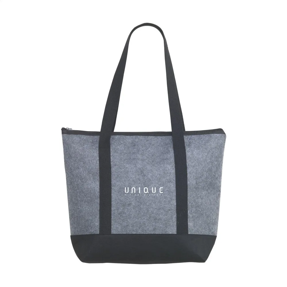 Kühltasche Feltro CoolShopper bedrucken GRS RPET Filz 20L — Produktfoto 4