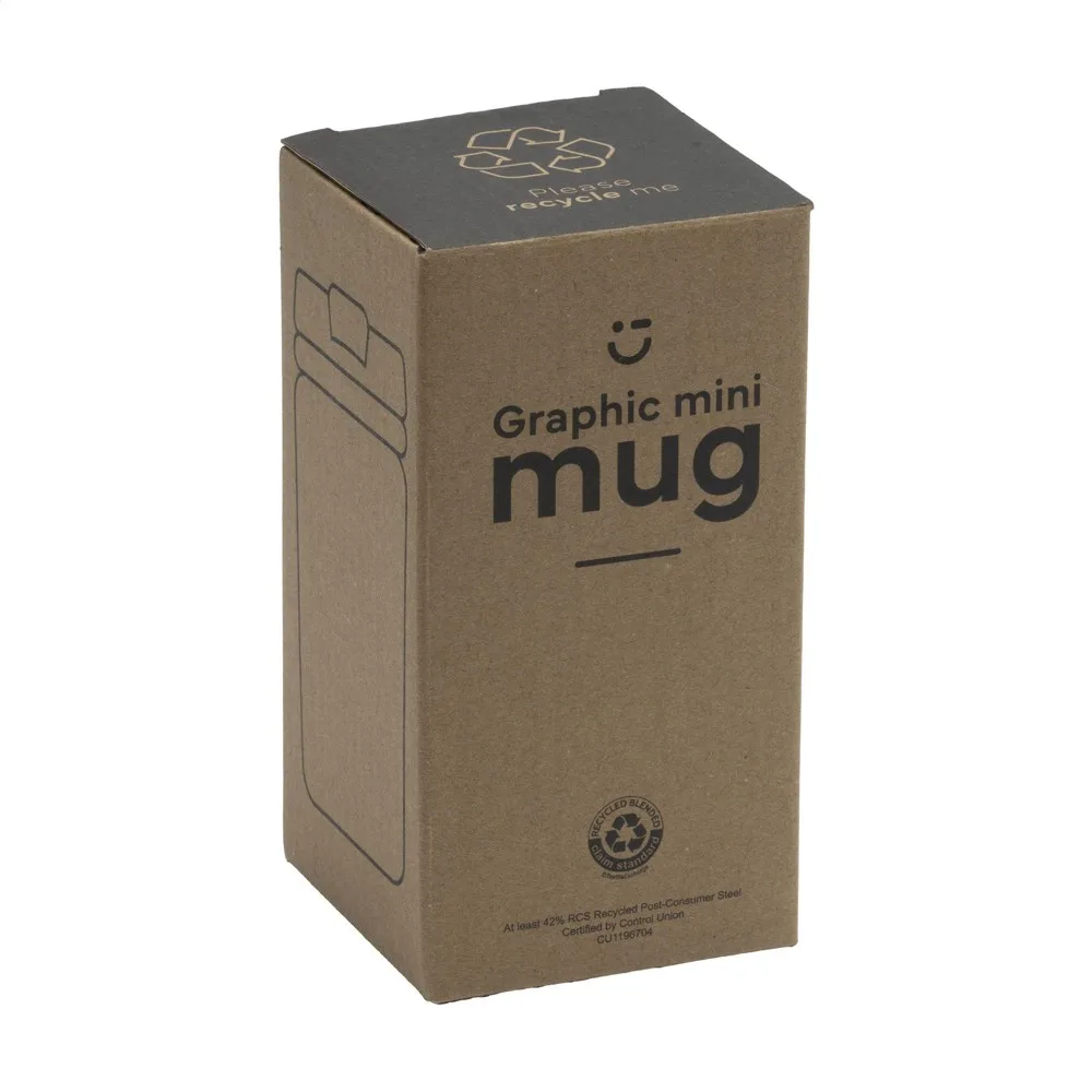 Graphic Mini Mug RCS Recycled Steel 250 ml thermosbeker productfoto 4 - Bidons & Shakers Graphic Mini Mug RCS Recycled Steel 250 ml thermosbeker — productfoto 4