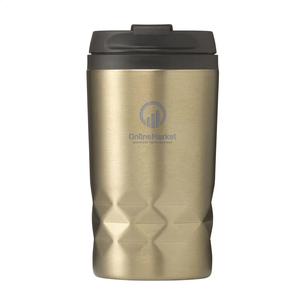Graphic Mini Mug RCS Recycled Steel 250 ml thermosbeker beige ± pms 4271c - Bidons & Shakers Graphic Mini Mug RCS Recycled Steel 250 ml thermosbeker, beige (± pms 4271c)