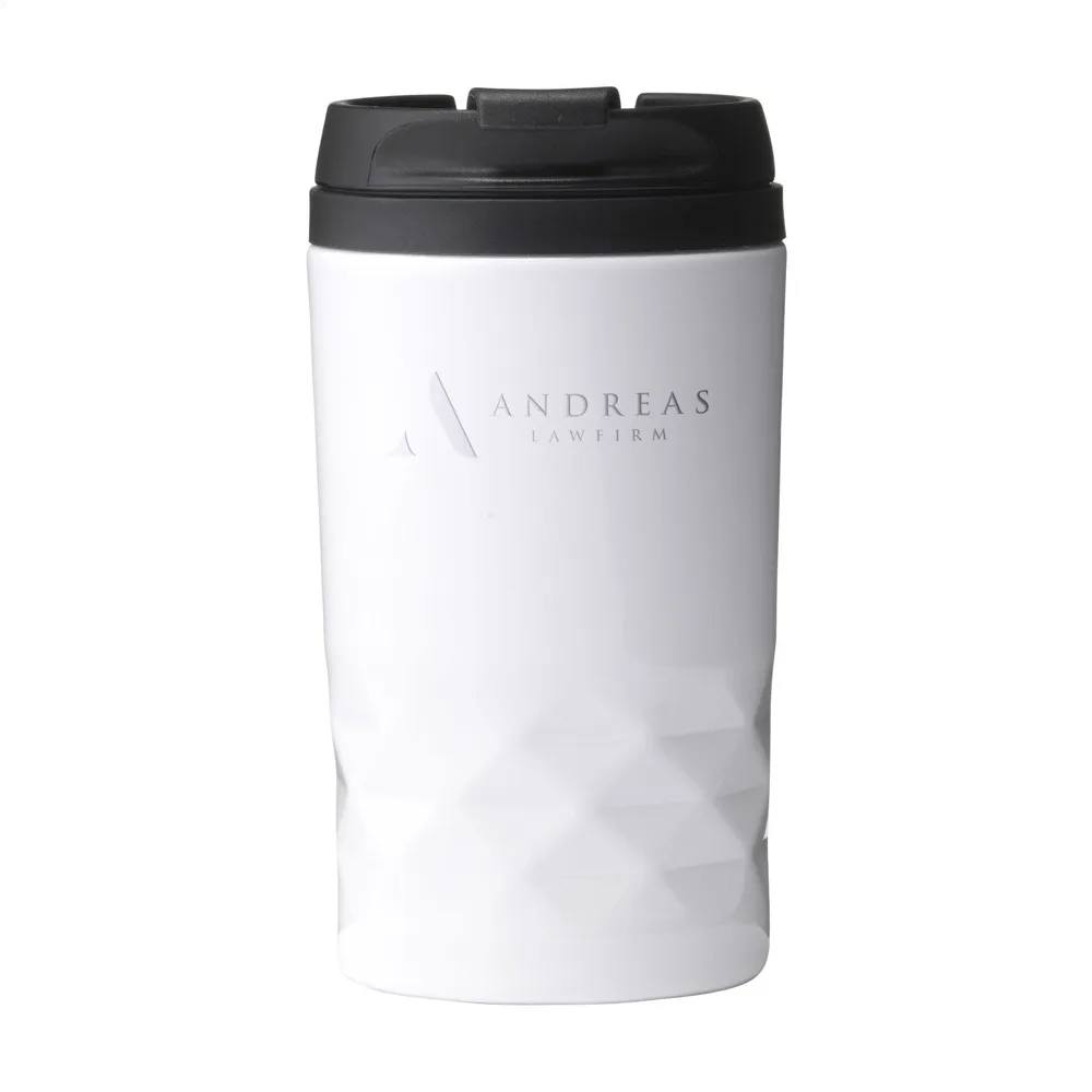 Graphic Mini Mug RCS Recycled Steel 250 ml thermosbeker wit - Bidons & Shakers Graphic Mini Mug RCS Recycled Steel 250 ml thermosbeker, wit