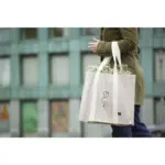 Line GRS Recycled Shopper Bag 210 gm² productfoto 2 - Hidalgo-werbeartikel Line GRS Recycled Shopper Bag (210 g/m²) — productfoto 2