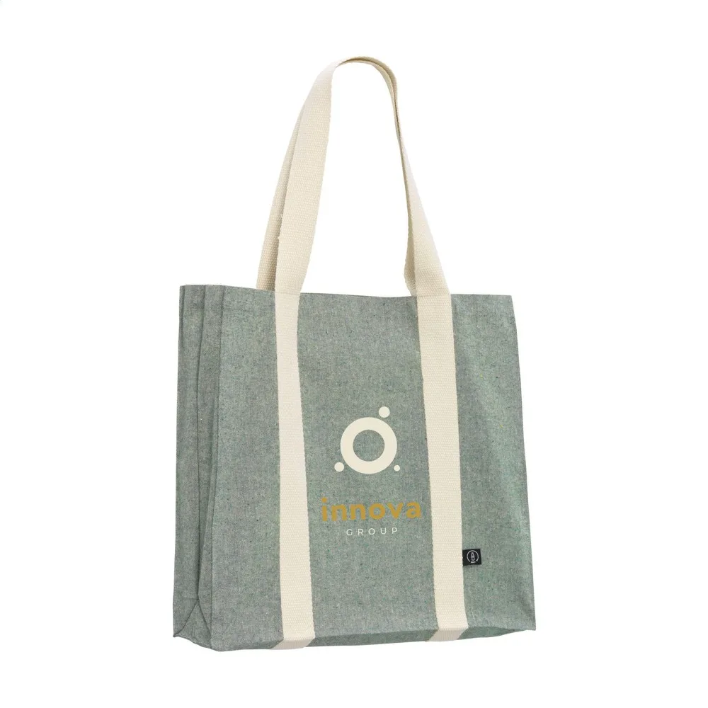 Line GRS Recycled Shopper Bag 210 gm² productfoto 5 - Hidalgo-werbeartikel Line GRS Recycled Shopper Bag (210 g/m²) — productfoto 5