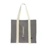 Line GRS Recycled Shopper Bag 210 gm² zwart - Hidalgo-werbeartikel Line GRS Recycled Shopper Bag (210 g/m²), zwart