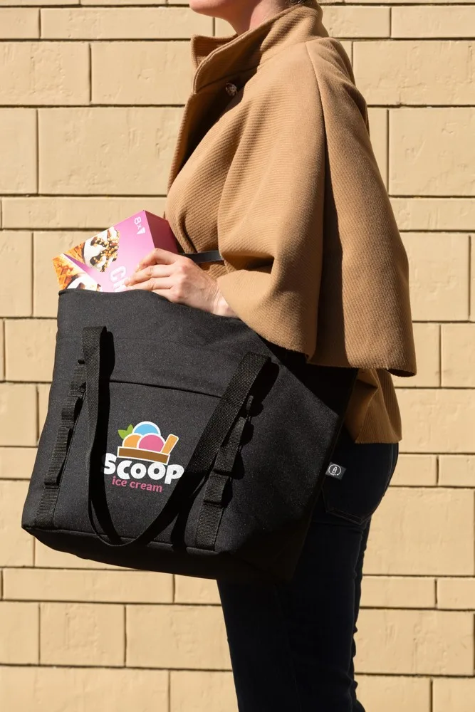 Kühltasche bedrucken Alpina GRS Recycled 37L isoliert — Produktfoto 24