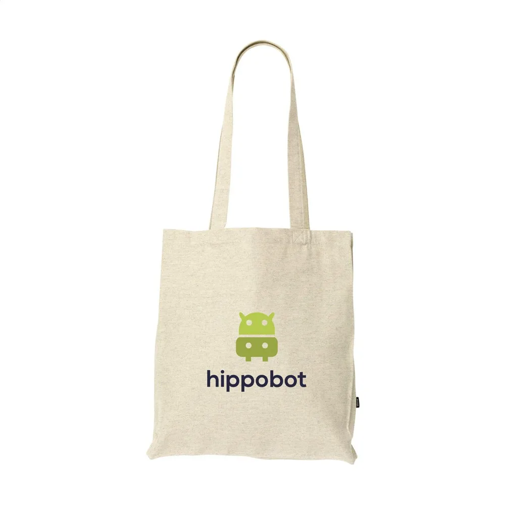 Melange Shopper GRS Recycled Canvas 280 gm² tas beige - Hidalgo-werbeartikel Melange Shopper GRS Recycled Canvas (280 g/m²) tas, beige